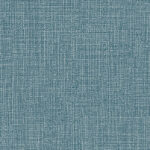 Blauw Arte behang uit de Tela-collectie met een fijne textielstructuur.