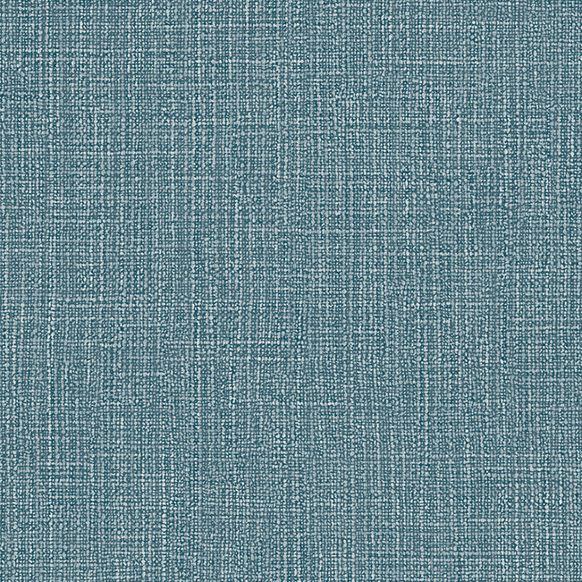 Blauw Arte behang uit de Tela-collectie met een fijne textielstructuur.