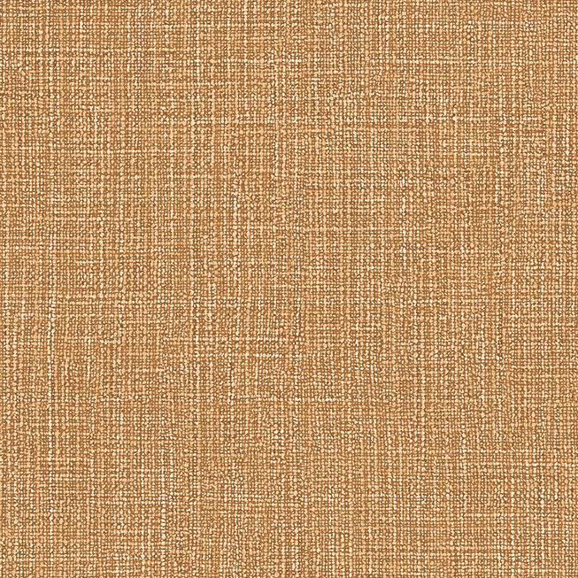 Behang met een geweven linnenstructuur in een warme, goudbruine kleur uit de Arte Tela collectie.