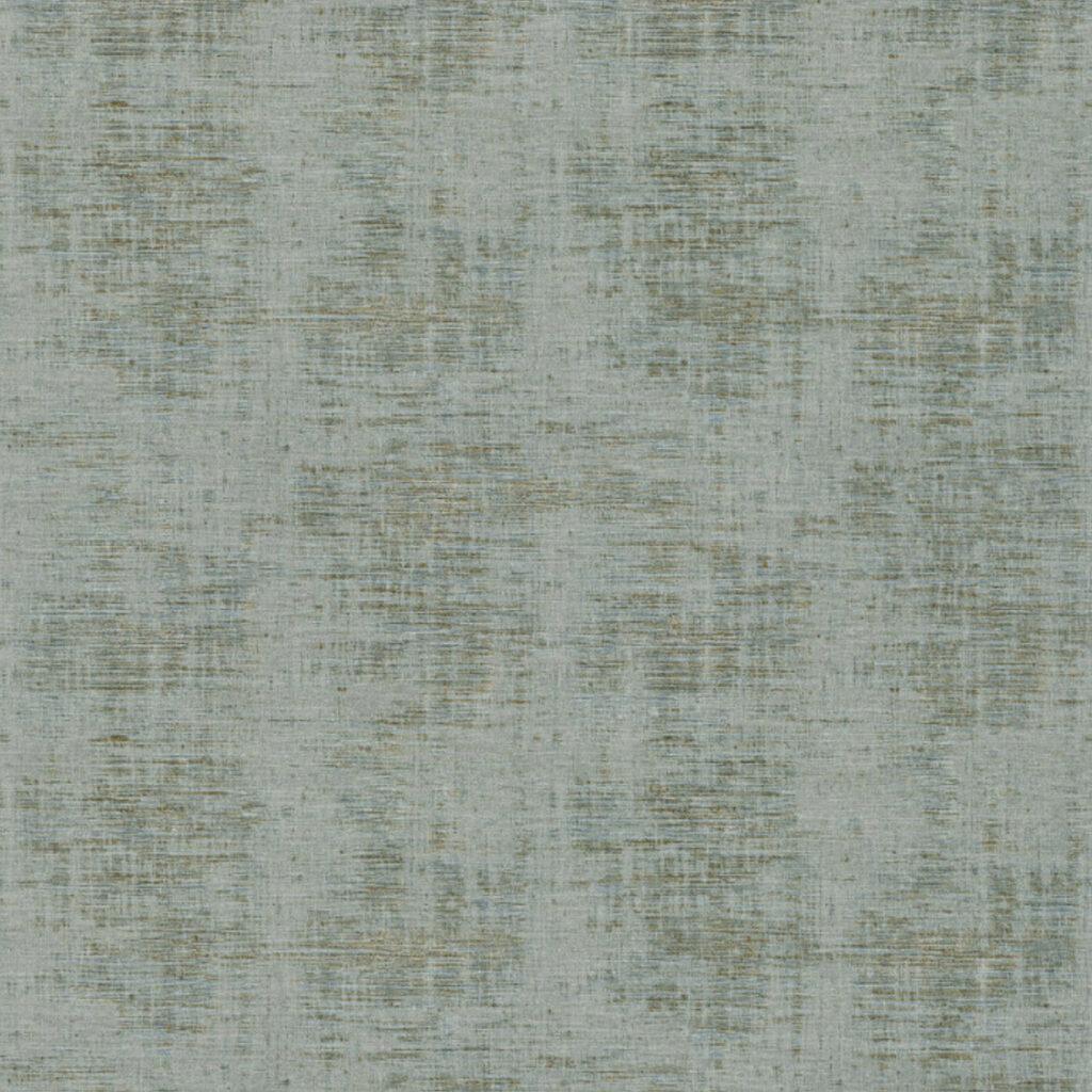 Grijsblauw Casamance Johara 74391288 behang met een subtiel linnenstructuurpatroon.