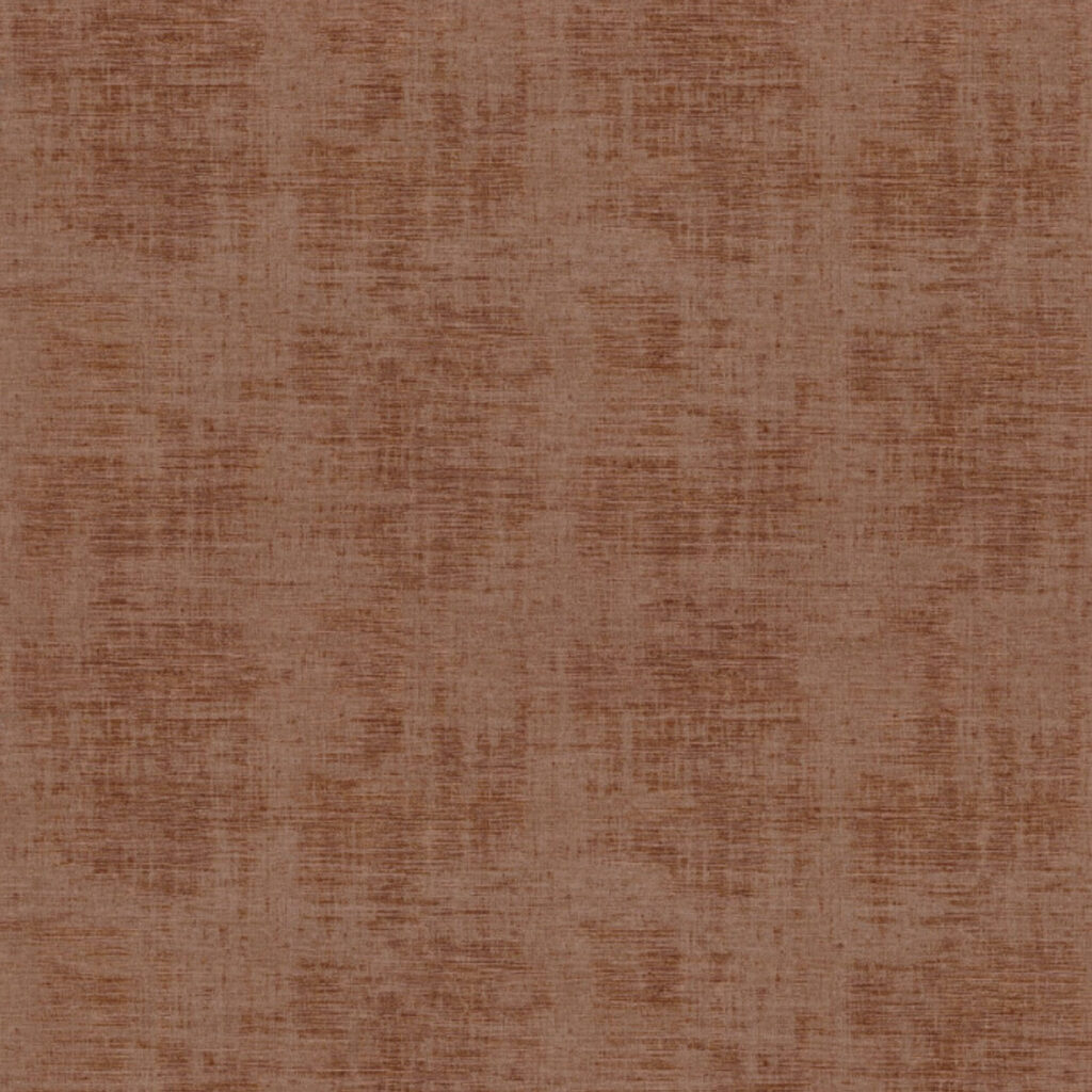 Roodbruin Casamance Johara 74391798 behang met een textielachtige, gemêleerde structuur.