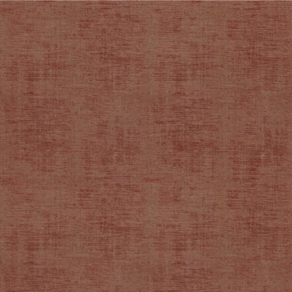 Roodbruin Casamance Johara 74391800 behang met een subtiele textuur en geweven uitstraling.