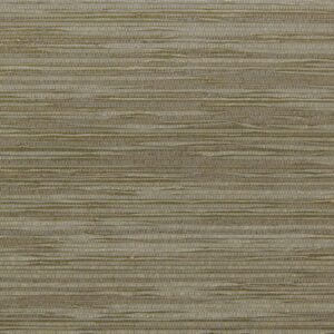 Textuur van behang ca43 met horizontale goudbruine en beige lijnen in een geweven patroon.