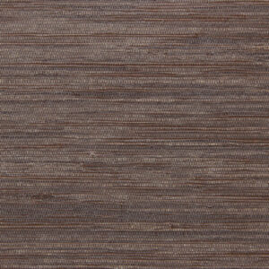Donkerbruine wandbekleding met een horizontaal geweven textuur, type CA45.