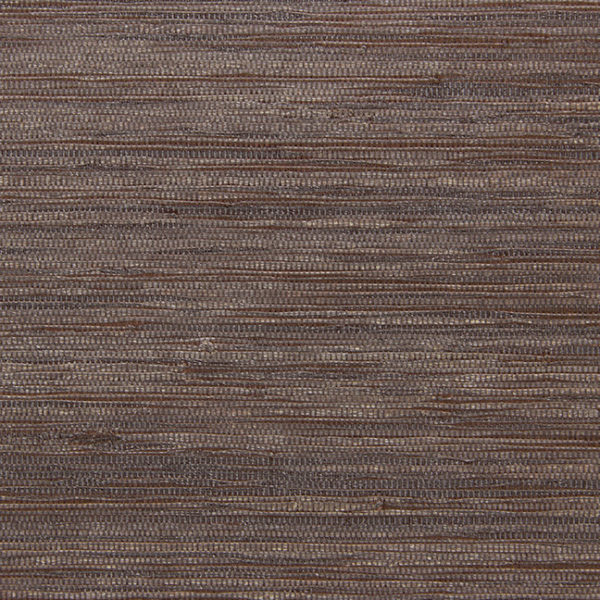 Donkerbruine wandbekleding met een horizontaal geweven textuur, type CA45.