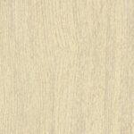 Lichtbeige Elitis-behang met een houtnerfstructuur uit de Bois Sculpté Gouge collectie.