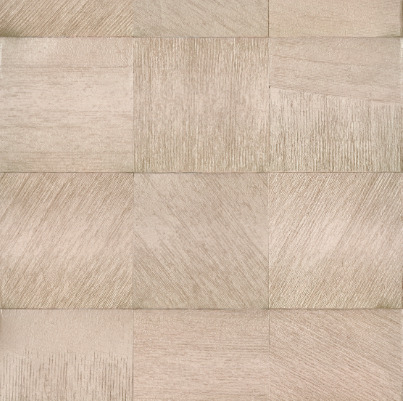Beige Elitis Hanji Koshi RM 1060 90 behang met een rechthoekig patroon en subtiele textuur.