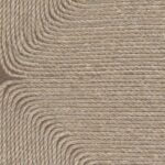 Detail van Elitis Cordes Sensibles behang Cocon VP 994 11, met met de hand gevlochten touwstructuur in een organisch patroon.