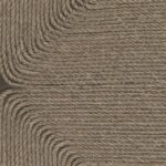 Detailopname van het structuurpatroon van het Elitis Cordes Sensibles Cocon VP 994-80 wandpaneel, ontworpen door Véronique de Soultrait.