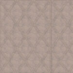 Chenille stof met een zachtroze, ruitvormig Elitis Forms Mone RM 1056-04 patroon.