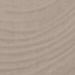 Beige linnenstructuur met subtiele, cirkelvormige reliëflijnen uit de Elitis Le Jardin d'Aloès Palimpseste collectie.