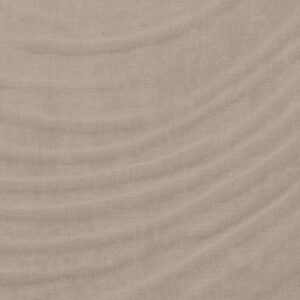 Beige linnenstructuur met subtiele, cirkelvormige reliëflijnen uit de Elitis Le Jardin d'Aloès Palimpseste collectie.