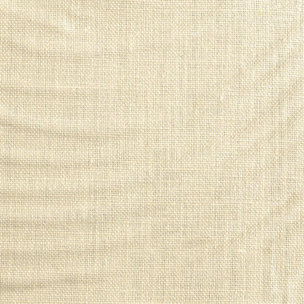 Beige linnen stof met subtiele textuur uit de Elitis Le Jardin d’Aloès Palimpseste collectie.