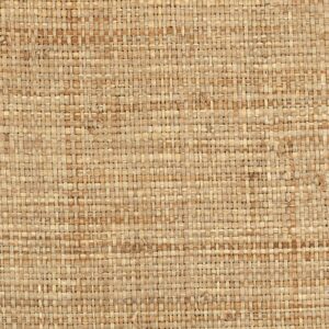 Natuurlijke geweven structuur van Elitis Merida Cesteria RM 1017-04 wandbekleding in beige tinten.