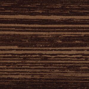 Bruine Elitis Mouvements behangtextuur met horizontale, abstracte lijnen in verschillende tinten.