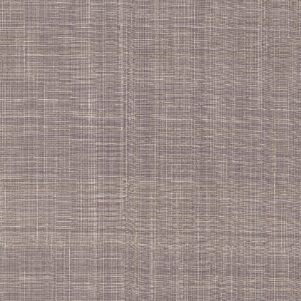 Textielachtig behang met een fijn geweven structuur in paarse en beige tinten uit de Arte Diffuse collectie.