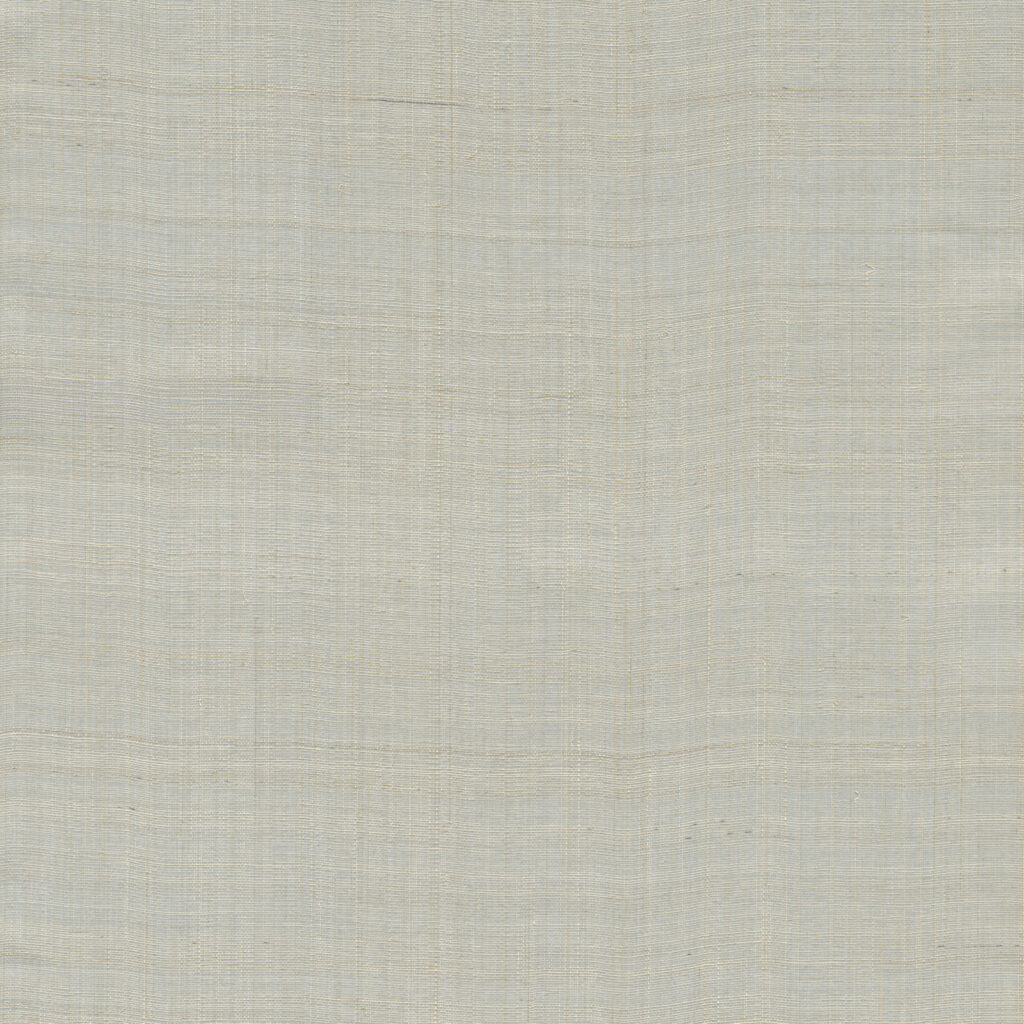 Lichtgrijze textielstructuur met fijne, horizontale en verticale lijnen uit de Arte Diffuse 52445 collectie.