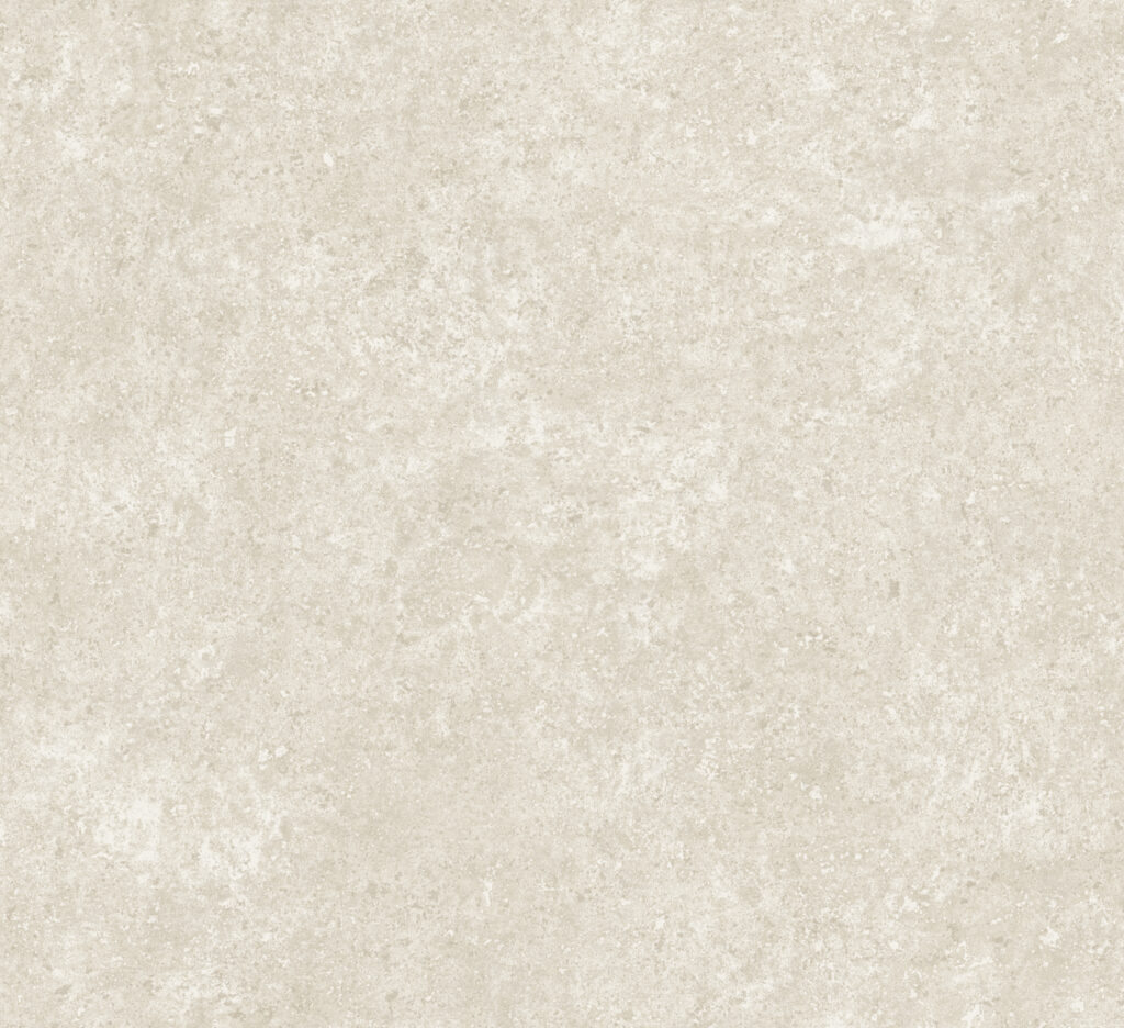 Beige kalksteenstructuur uit de Arte Essentials Kaolin Calcaire Stucco collectie.