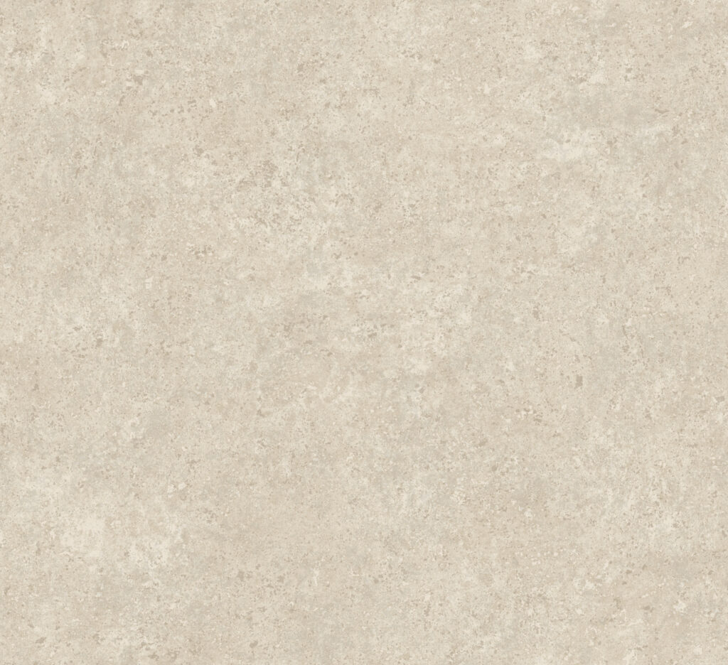 Beige kalkachtige textuur van het Arte Essentials Kaolin Calcaire Stucco behang.