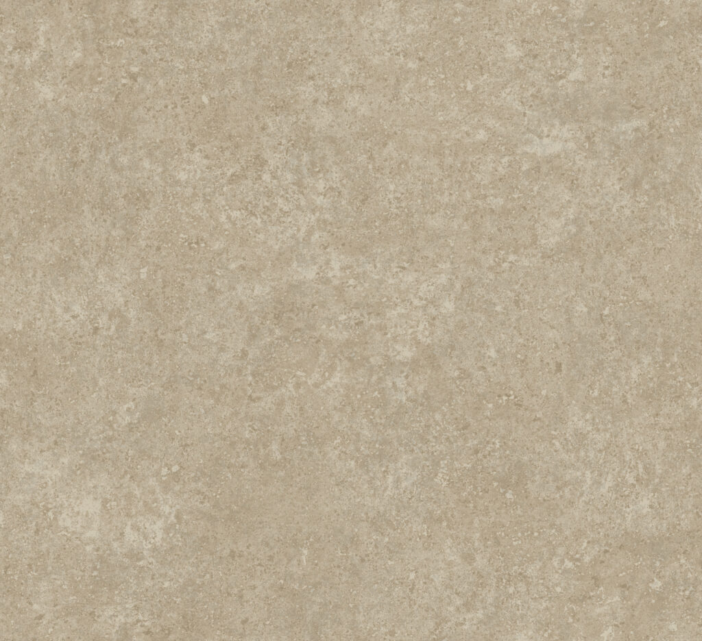 Beige kalksteenstructuur met subtiele textuur uit de Arte Essentials Kaolin Calcaire Stucco collectie.