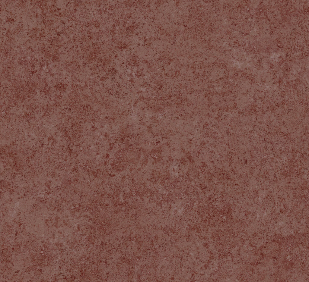Rode kalkstenen stucco-textuur uit de Arte Essentials Kaolin collectie, model Calcaire Stucco 30315.