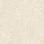 Beige wandbekleding uit de Arte Essentials Kaolin collectie met een subtiel bladvormig patroon.