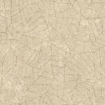 Beige wandbekleding met een subtiel patroon van overlappingen geïnspireerd op kaolien en bladnerven uit de Arte Essentials Kaolin collectie.