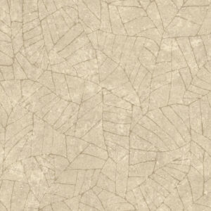 Beige wandbekleding met een subtiel patroon van overlappingen geïnspireerd op kaolien en bladnerven uit de Arte Essentials Kaolin collectie.