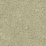 Beige wandbekleding Arte Essentials Kaolin Fragment met een patroon van onregelmatige, gebarsten vormen en fijne lijntjes.