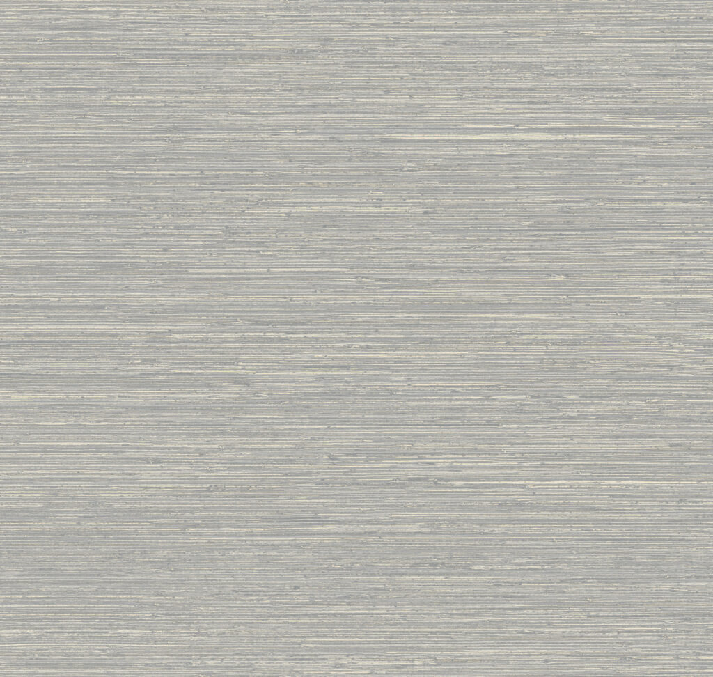 Grijze Arte Matiz 73531A wandbekleding met een subtiel horizontaal strepenpatroon en textuur.