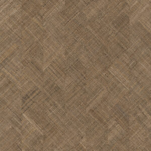 Bruin geweven textuurpatroon van de Arte Prismatic Rutile 52420 wandbekleding.