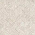 Lichtbeige wandbekleding met een subtiel visgraatpatroon en textiele structuur uit de Arte Prismatic Rutile collectie.