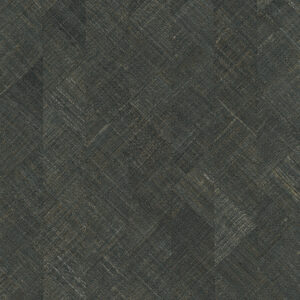 Donkerblauw wandpaneel met fijne textuur in visgraatpatroon uit de Arte Prismatic Rutile collectie.