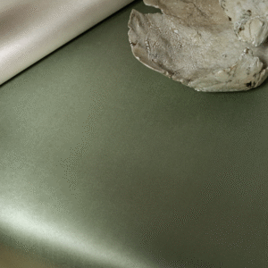 Groen suedine behang