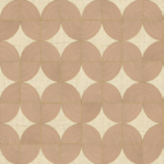 Patroon weergave met het Elitis Cordes sensibles x Veronique de Soutrait Courbes VP 995-90 behang in roze