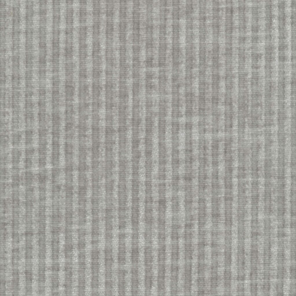 Detail van een bijzondere textielmuurbekleding met een grijs kleurig ribbeltje.