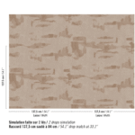 Patroon van een 3D textielbehang met een abstract patroon