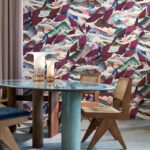 Arte Alaya Manali behang in kleur Blueberry Hills (11550) - Interieur impressie