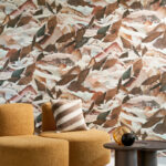 Arte Alaya Manali behang in kleur Sepia Clouds (11551) - Interieur impressie