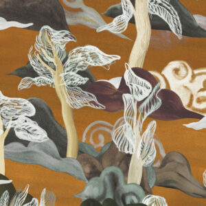 Arte Alaya Saranda behang in kleur Amber Woods (11541) - Product close-up