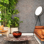 Arte Lino Aspero behang in kleur 40546 (40546) - Interieur impressie