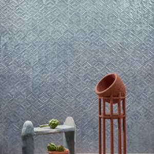 Arte Luster Abalone behang in kleur Riverbank (70323) - Interieur impressie