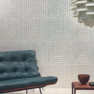 Arte Luster Cornice behang in kleur Pearl (70330) - Interieur impressie