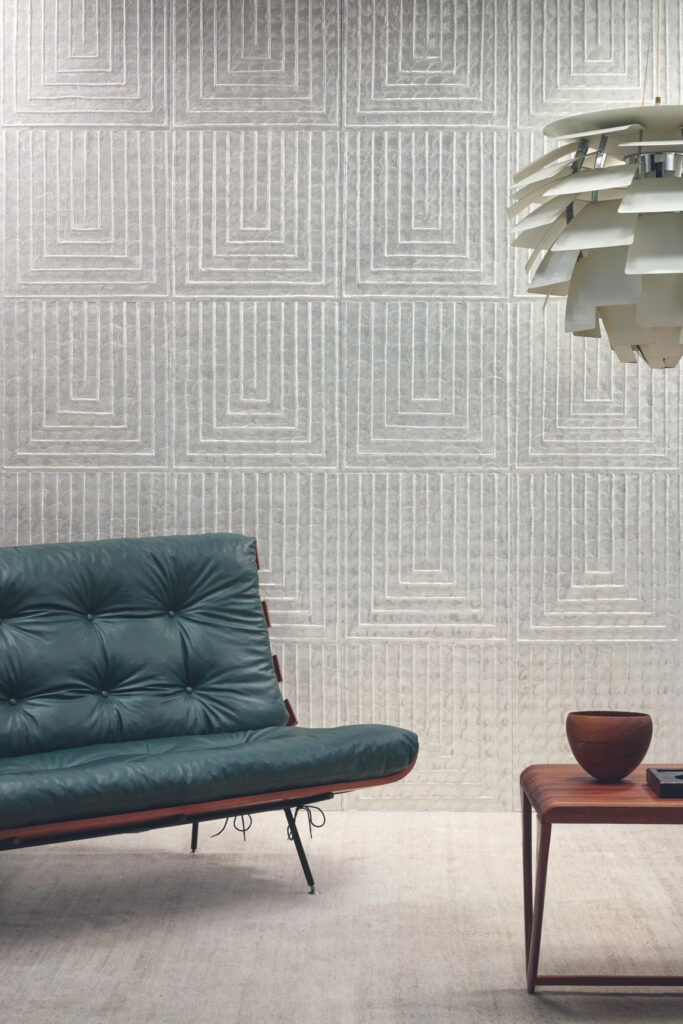 Arte Luster Cornice behang in kleur Pearl (70330) - Interieur impressie