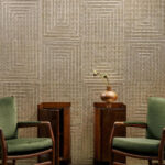 Arte Luster Cornice behang in kleur Sandstone (70332) - Interieur impressie