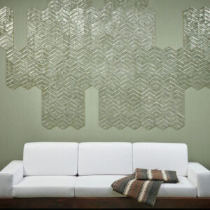 Arte Luster Lucea behang in kleur Seagrass (70312) - Interieur impressie