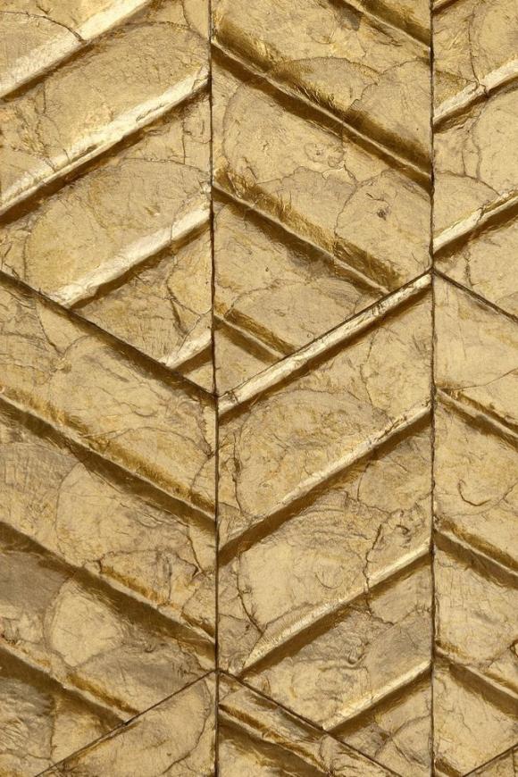 Arte Luster Lucea behang in kleur Marigold (70313) - Product close-up