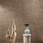 Arte Luster Perula behang in kleur Sepia (70302) - Interieur impressie