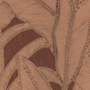 Arte Manila Botanic behang in kleur Rust (64502) - Product close-up