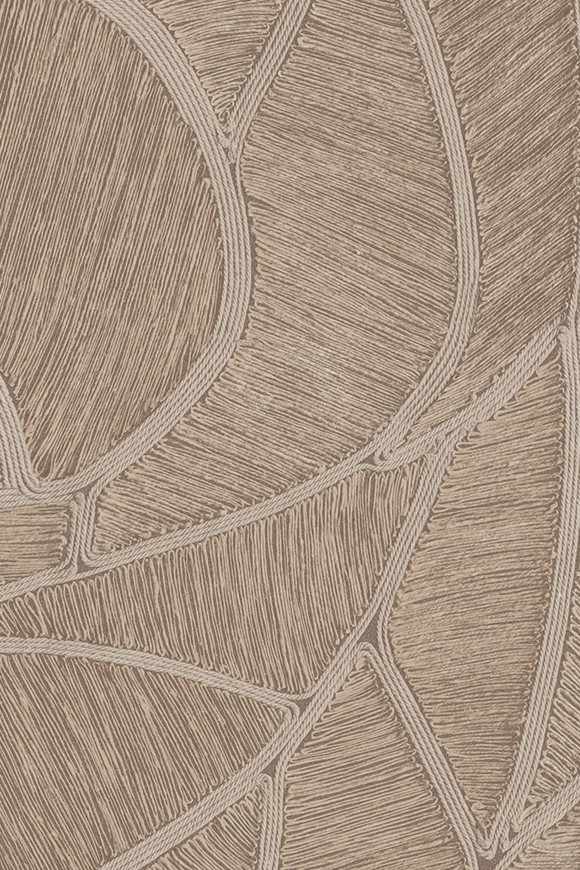 Arte Manila Spiral behang in kleur Taupe (64511) - Product close-up